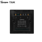 SONOFF T3UK TX Smart WiFi Wall Touch Switch Black