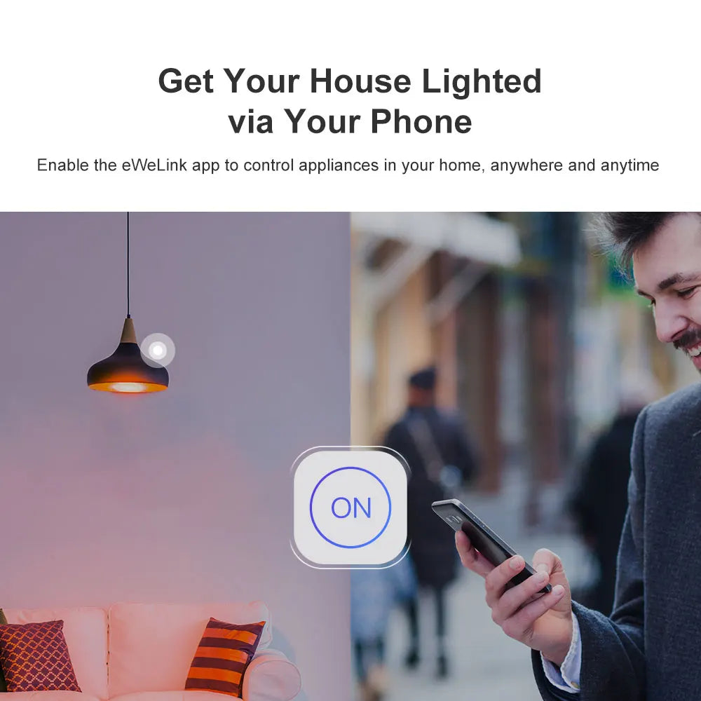SONOFF MINI Smart WiFi Light Switch Works With Alexa