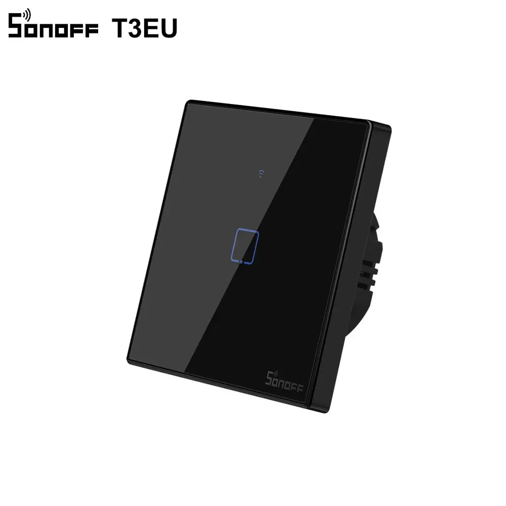 مفاتيح إضاءة الحائط الذكية، من SONOFF، إصدار T3، تدعم WIFI، أقصى حمولة 480 وات