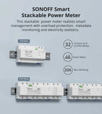 SONOFF Smart Stackable Power Meter - 20A/Gang Energy Monitoring & Overload Protection