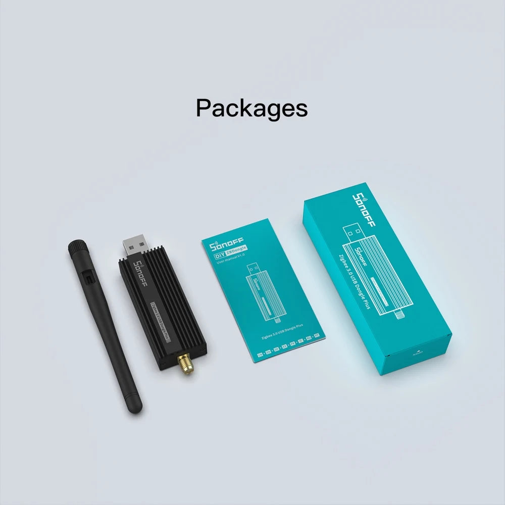 SONOFF Zigbee 3.0 USB Dongle Plus – ZB Dongle-P Universelles Zigbee-Gateway