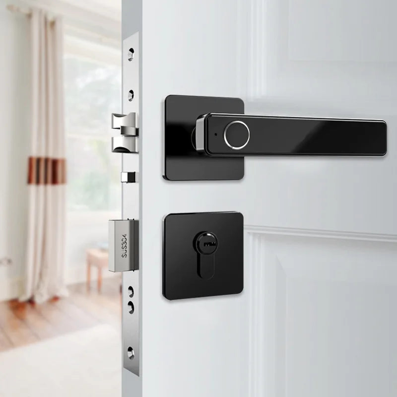 Smart Door Lock, from YRHAND, Made of Zinc Alloy, Gold Color