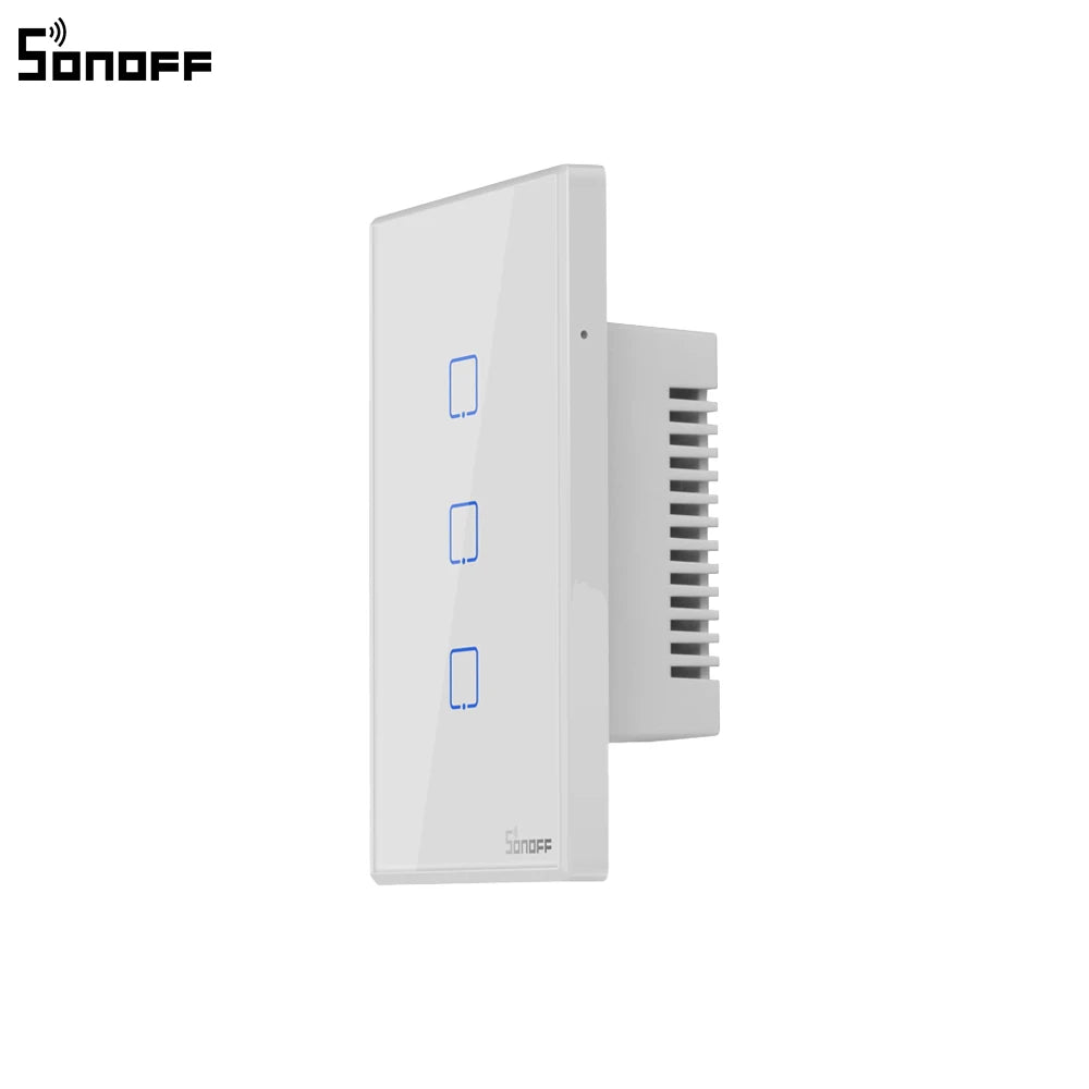 Sonoff T2 US inteligentný nástenný WiFi vypínač – s dotykovým a RF ovládaním