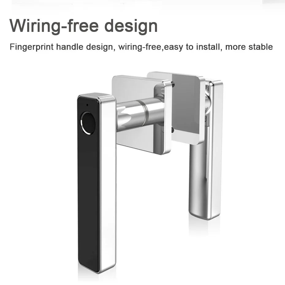 Smart Door Lock, from YRHAND, Made of Zinc Alloy, Silver Color