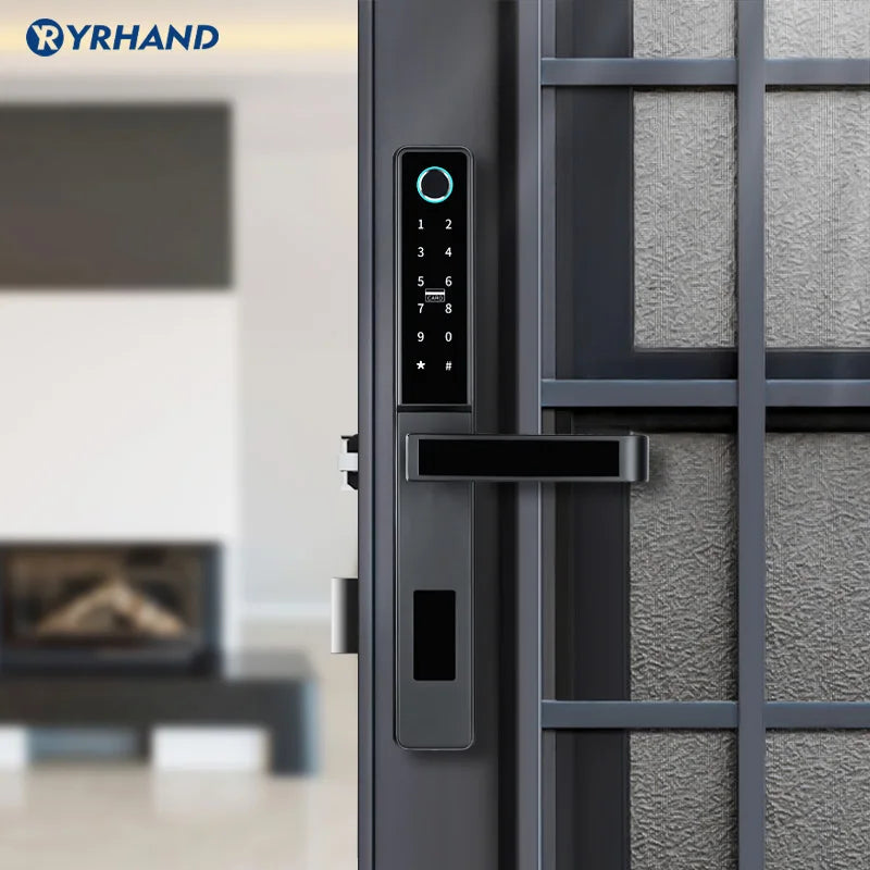 Smart Door Lock, Wi-Fi, from YRHAND, Waterproof, Black Color