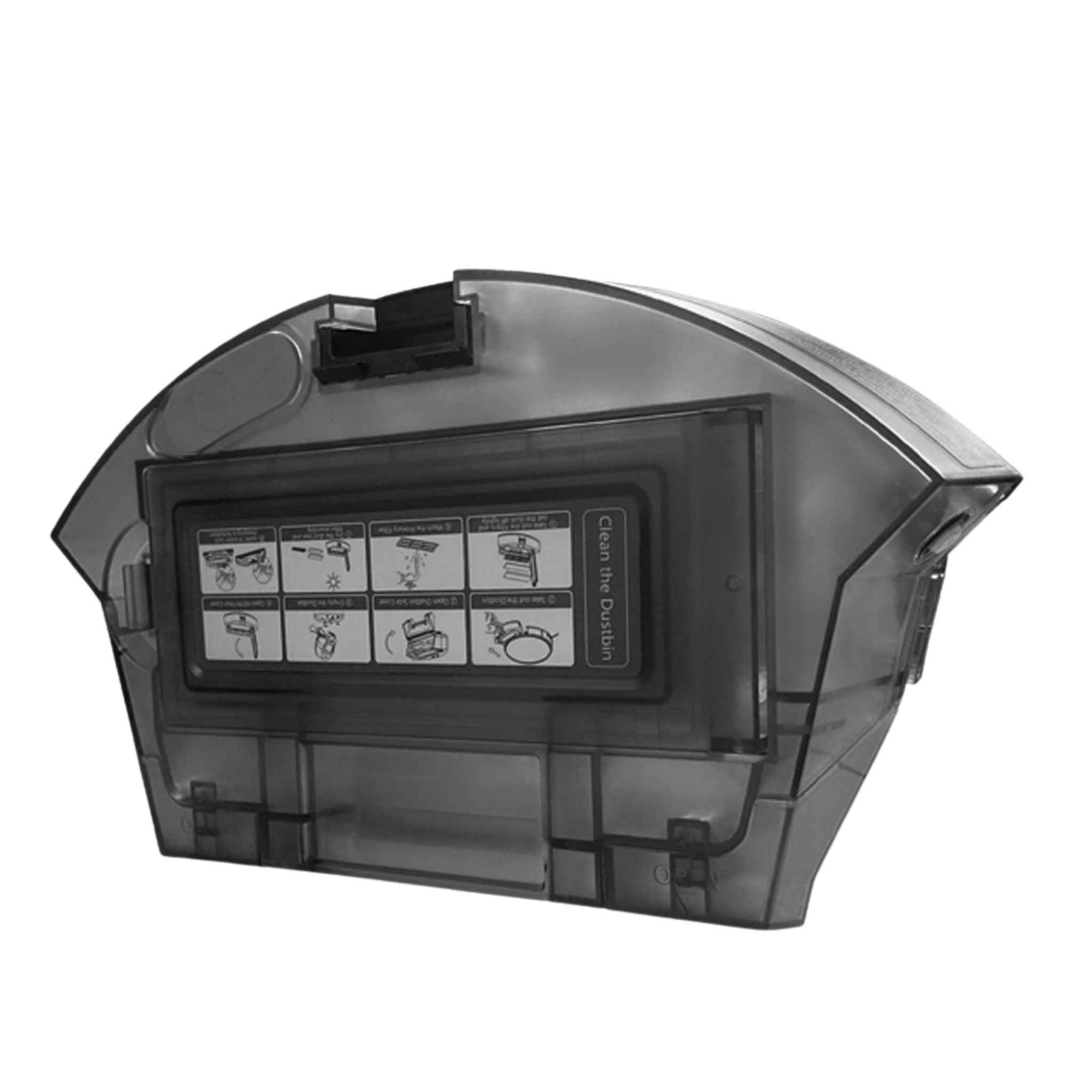 Integrated Dust Box and Water Tank for ABIR G20S Robot Vacuum Cleaner, shown as a premium replacement part.