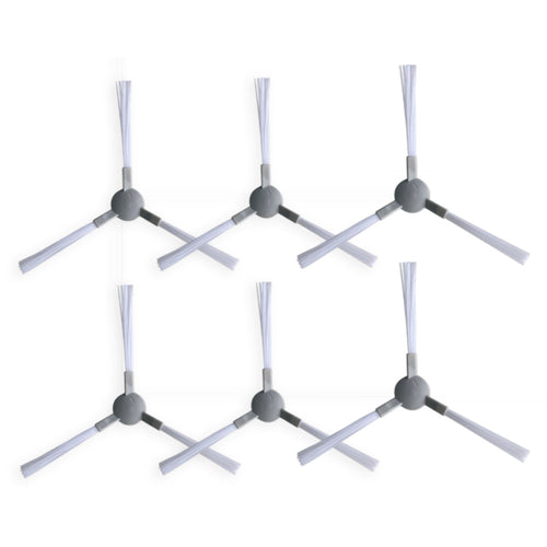 Original Side Brushes for ABIR G20S Robot Vacuum Cleaner - 6 Pack for thorough edge and corner cleaning.