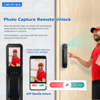 Tuya Face Recognition Smart Door Lock – WiFi Camera, Fingerprint & Indoor Screen