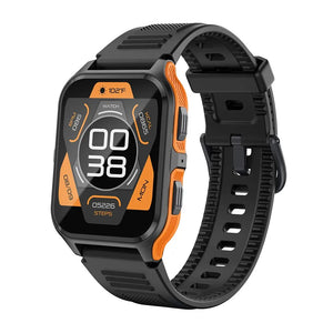 COLMI P73 Outdoor Smart Watch with Bluetooth Calling & 1.9" Display, Black Orange