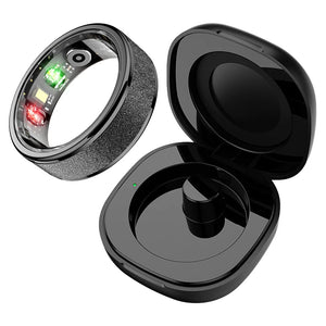 COLMI R10 smart ring with charging case for heart rate SpO2 sleep stress and activity tracking

