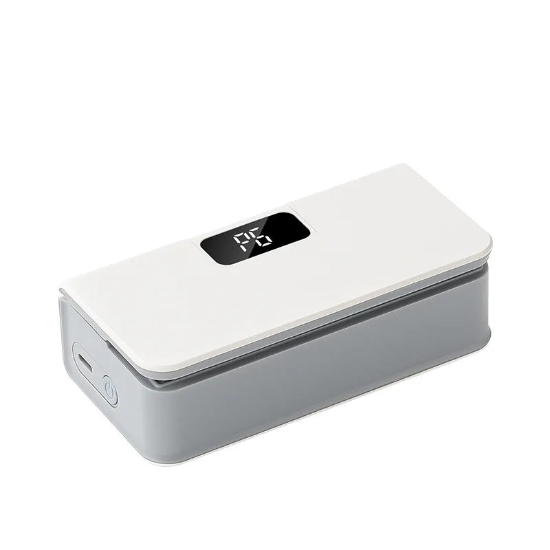 Cooskr 2-in-1 Rechargeable Mini Bag Heat Sealer & Cutter – LED Display 6 Modes Magnetic Portable Food Bag Sealer