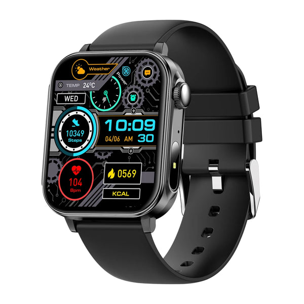 COLMI P80 Type-C smartwatch with Bluetooth calling, flashlight, and IP67 rating
