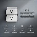 Sonoff S31 US 15A Mini Wifi Smart Socket