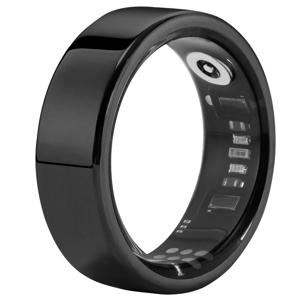 AMOVAN AMR06 Smart Ring – GPS Sports, Heart Rate, SpO2, Sleep, Stress & Body Temperature Tracker for iOS Android