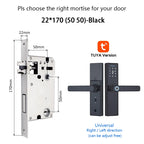 Tuya WiFi Smart Door Lock – Fingerprint, IC Card & Touchscreen Keypad (520TUYA)