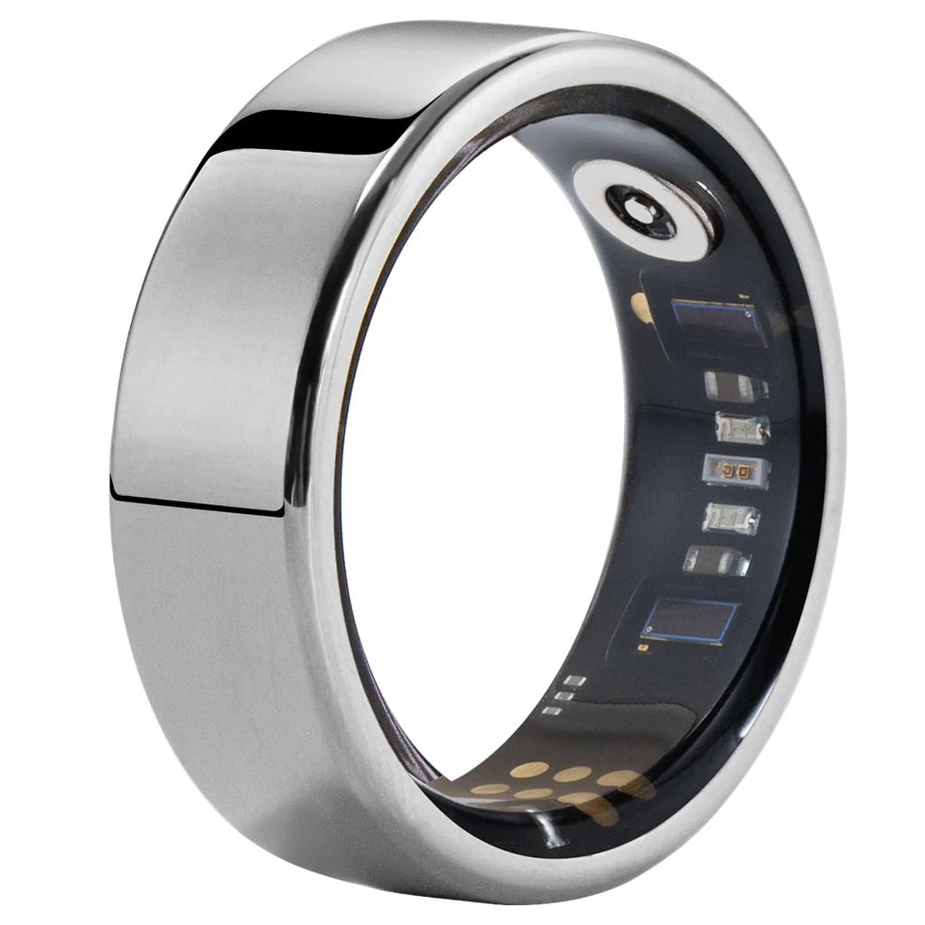 AMOVAN AMR06 Smart Ring – GPS Sports, Heart Rate, SpO2, Sleep, Stress & Body Temperature Tracker for iOS Android