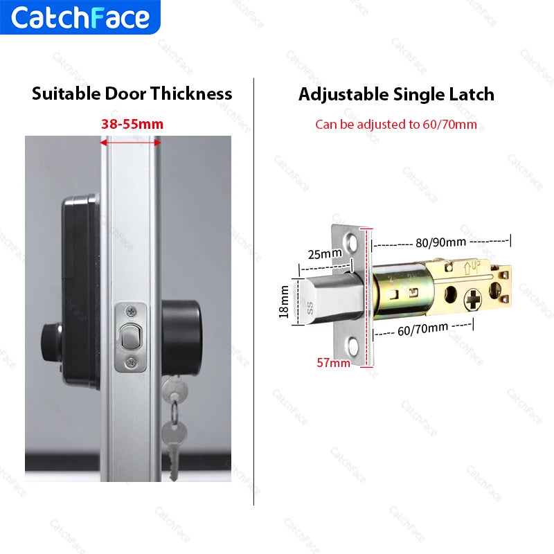 TTLock Smart Deadbolt Door Lock – Fingerprint, Keypad, RFID Card & App Control (A221)