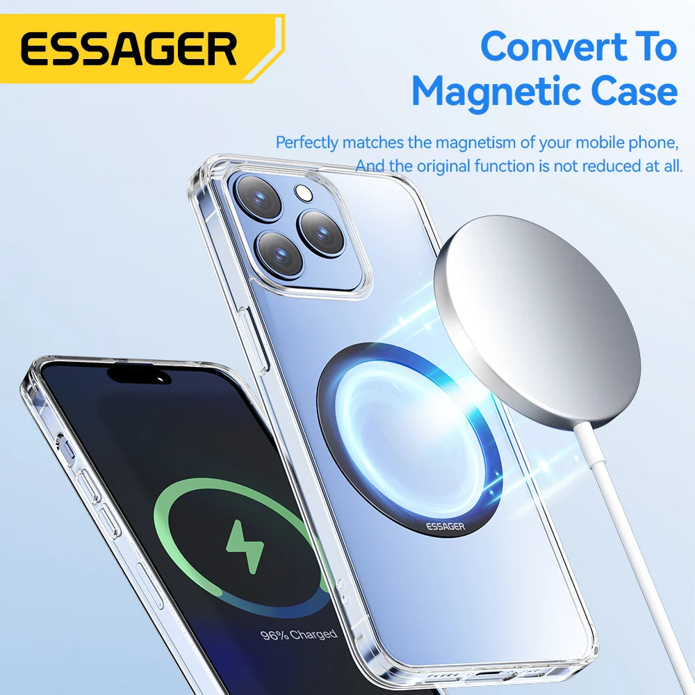 Magnetic Metal Ring, From Essager, 2PCS