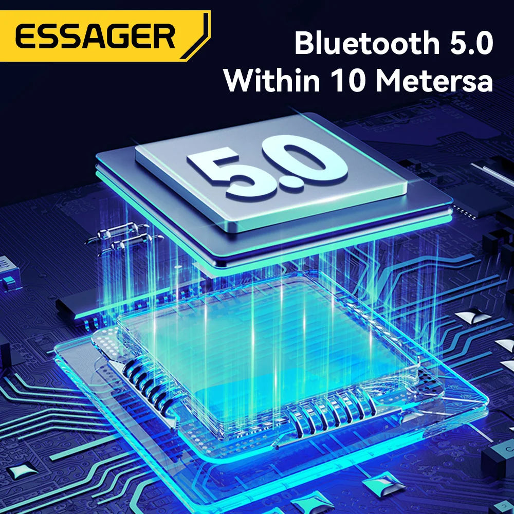 Wireless Speaker, From Essager, Super Bass Mini Version, Supports Bluetooth 5.0, Playtime up to 6 Hours