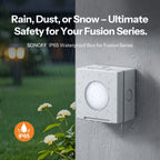 SONOFF EWPB IP65 Outdoor Waterproof Box – Flame-Retardant PC Cover for Fusion Series Wall Switches & Sockets
