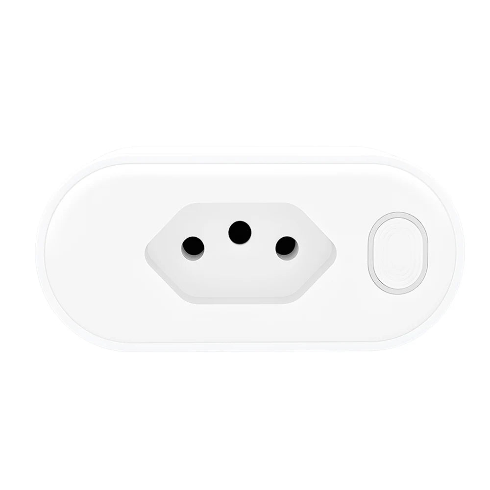 AVATTO Tuya WiFi smart plug Brazil OT10 16A 20A wall socket with Smart Life app and Alexa Google voice control

