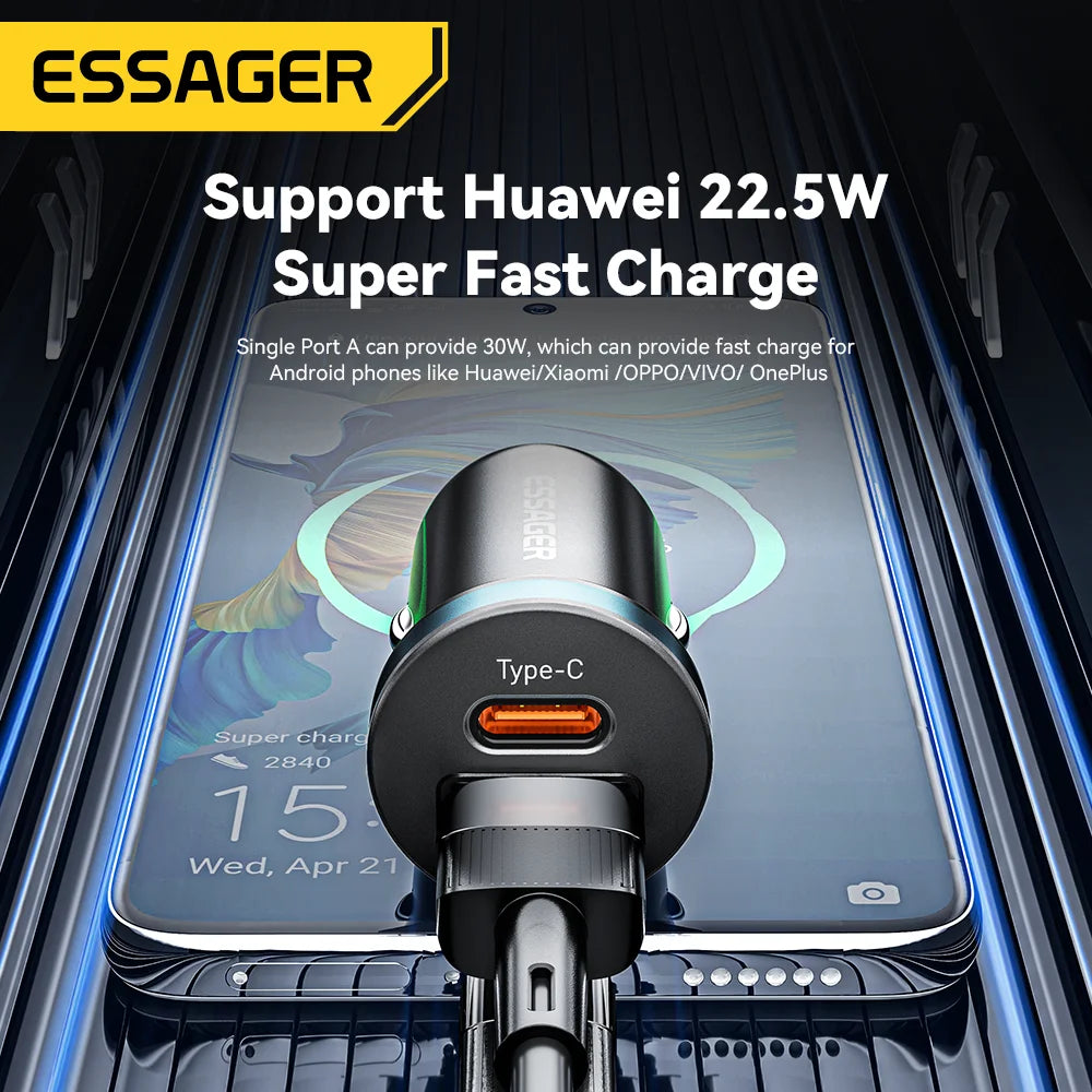 Car Charger, From Essager, Mini 30W Version