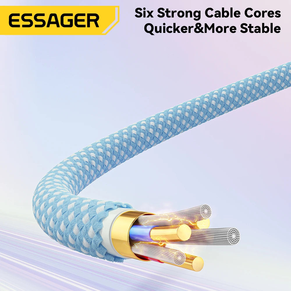 Essager PD 29W Fast Charge Cable | Type-C to Lightning | iPhone 8-14 | Durable Braided Wire