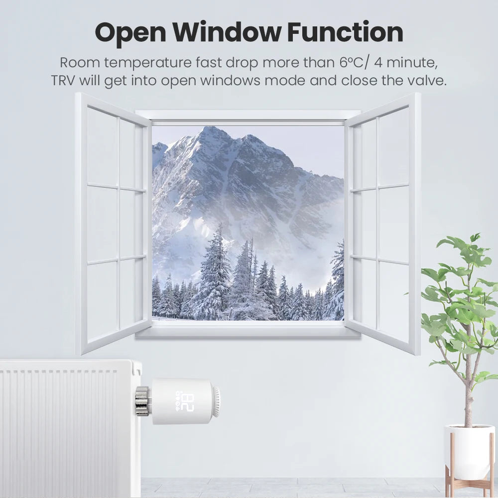 AVATTO ZigBee 3.0 Smart TRV Radiator Valve – Programmable Thermostat (TRV06)
