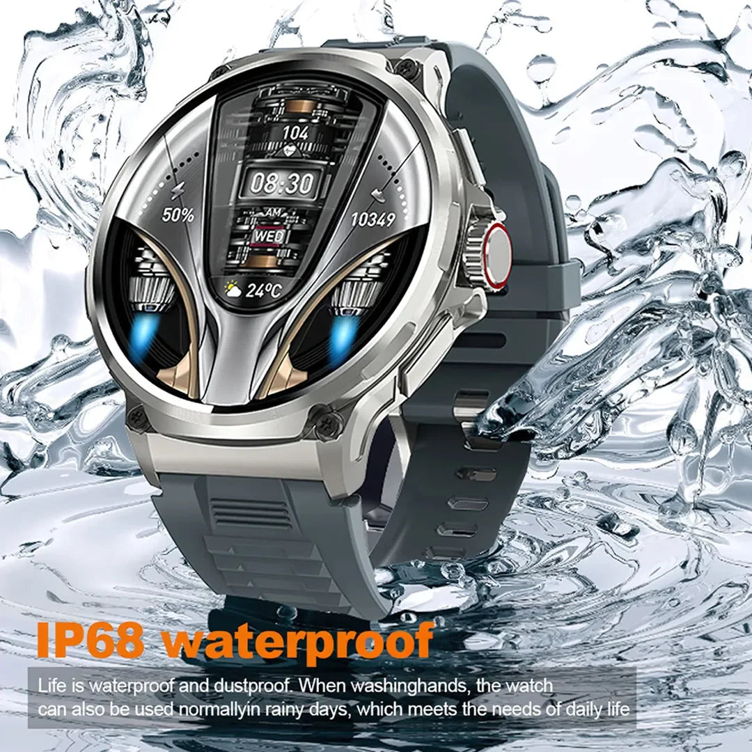 COLMI V69 1.85″ Bluetooth Call Smartwatch (710mAh, IP67), Black