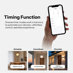 SONOFF T6 120 TX Gen2 Matter Smart Touch Wall Switch – 1/2/3 Gang US, Glass Panel, Detach Relay, Alexa Google Home Apple Home