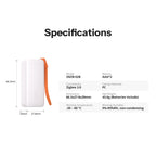SONOFF SNZB-02B AirGuard TH Lite Zigbee Temperature & Humidity Sensor – ±0.2°C Accuracy, Dew Point & VPD, 6-Month Data (Zigbee Hub Required)