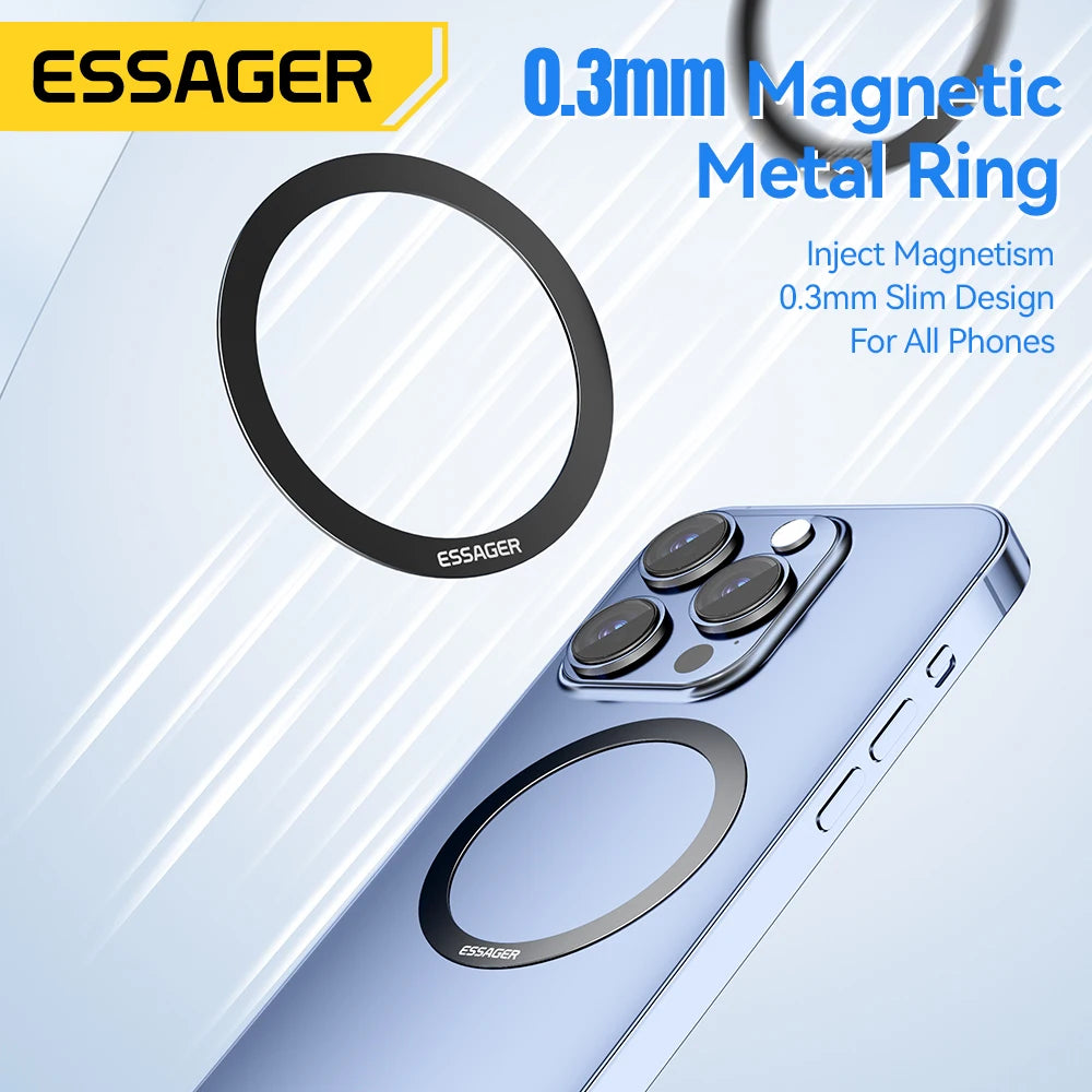 Magnetic Metal Ring, From Essager, 2PCS