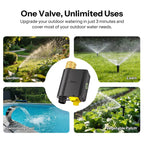 SONOFF Hydro ONE Lite Zigbee Smart Water Valve – Brass Inlet, 6 Irrigation Schedules, Weather Skip, Apple Home via Matter Bridge (Hub Required)
