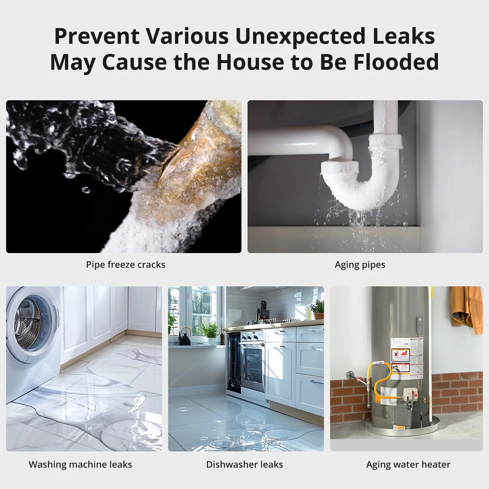 SONOFF SNZB-05P Zigbee Water Leak Sensor with Detection Cable