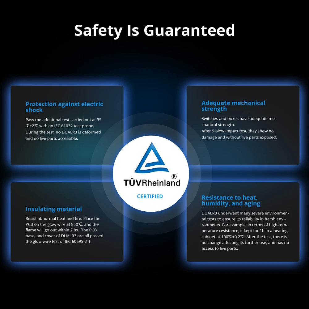 SONOFF Dual 2CH WiFi Smart Switch – Remote Control for Two Devices | Works with Alexa & Google Home | Smart Curtain & Light Control