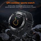 COLMI V75 Outdoor GPS Smartwatch – Compass, BT Calls & 650mAh Battery, Navy Blue