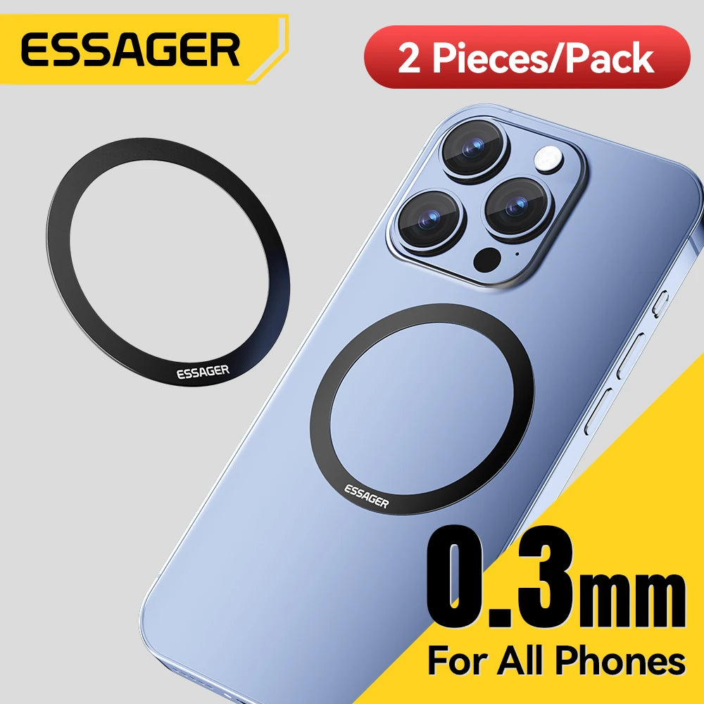 Magnetic Metal Ring, From Essager, 2PCS