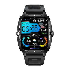 COLMI P76 outdoor smartwatch with 1.96-inch display, IP68/3ATM rating, and Bluetooth calling
