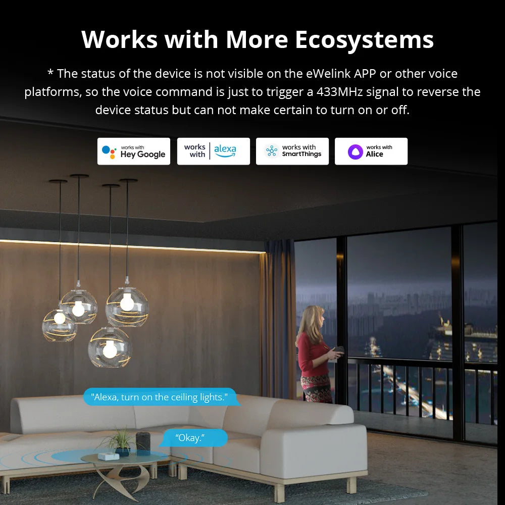 SONOFF RF Bridge R2 433 MHz WiFi Smart Remote Controller