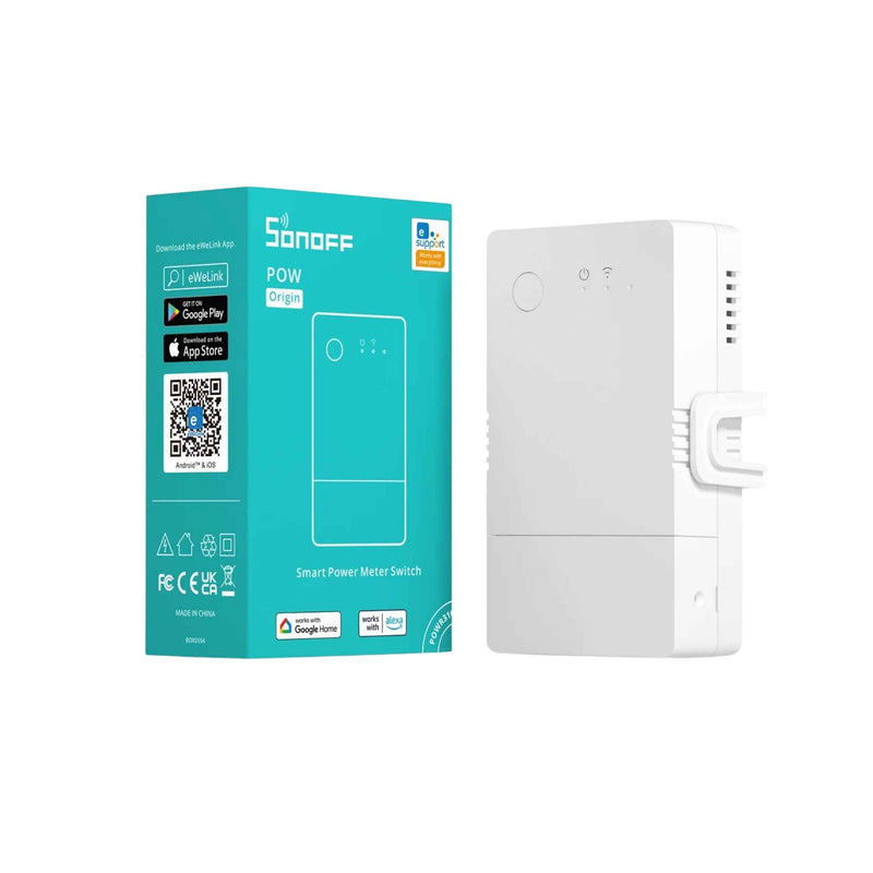 SONOFF POW Origin 16A Smart WiFi Power Meter Switch – Real-Time Energy Monitoring & Alexa Integration