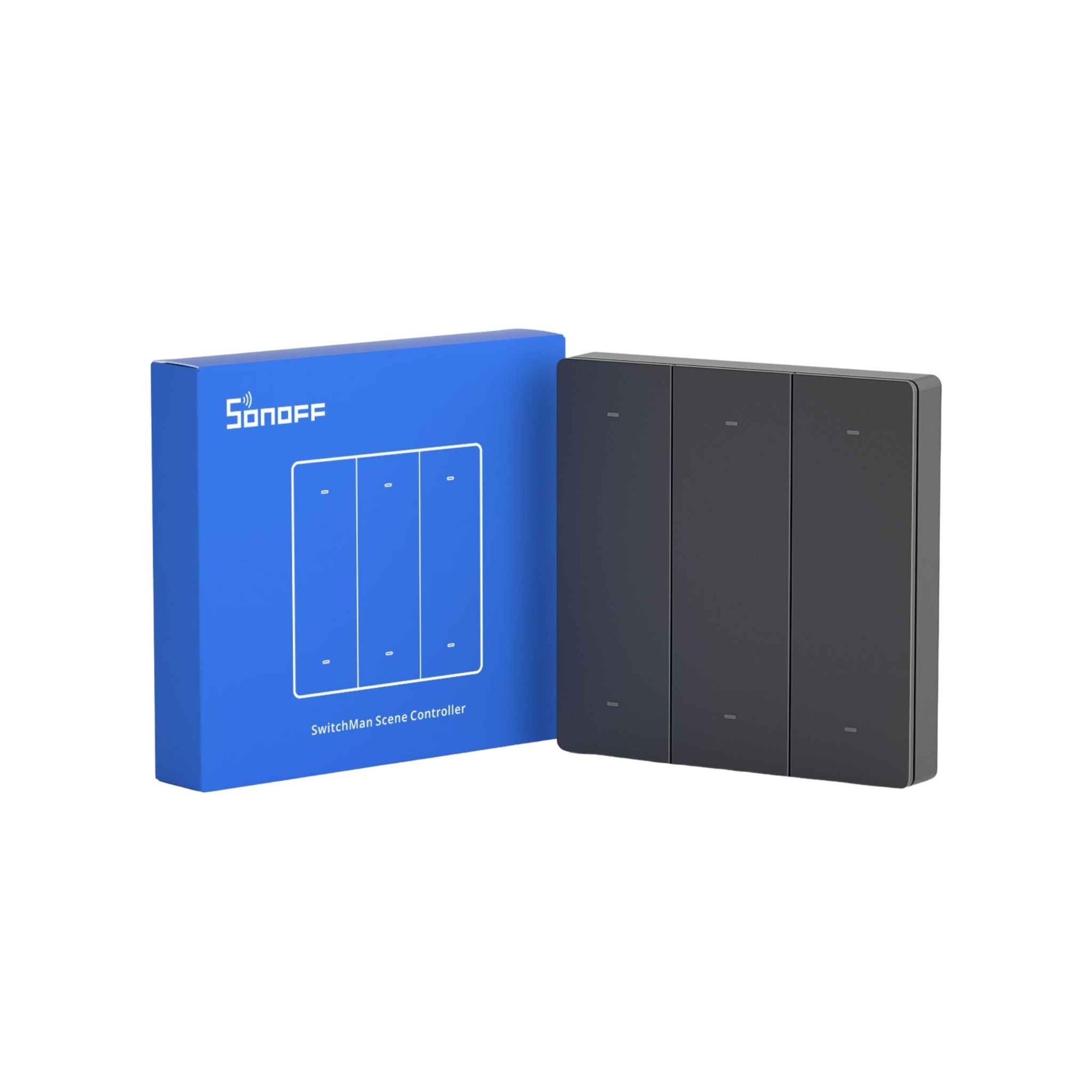 SONOFF R5 SwitchMan Scene Controller with 6 buttons for smart home automation.