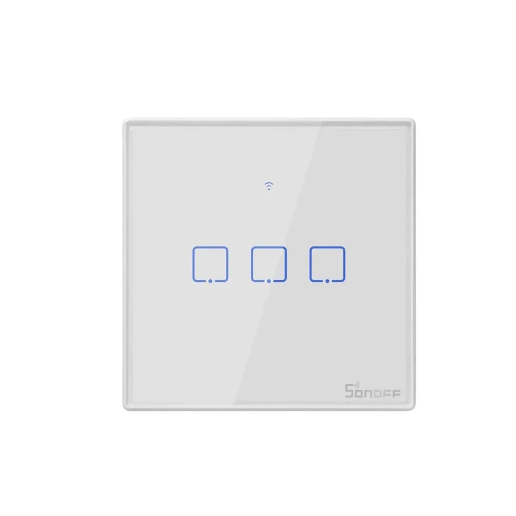 SONOFF T2EU TX Smart WiFi Touch Wall Light Switch – 1/2/3 Gang with RF & Alexa Voice Control