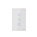 SONOFF T2US TX WiFi Smart Touch Wall Switch – 1/2/3 Gang, Voice Control & RF Remote Compatible.