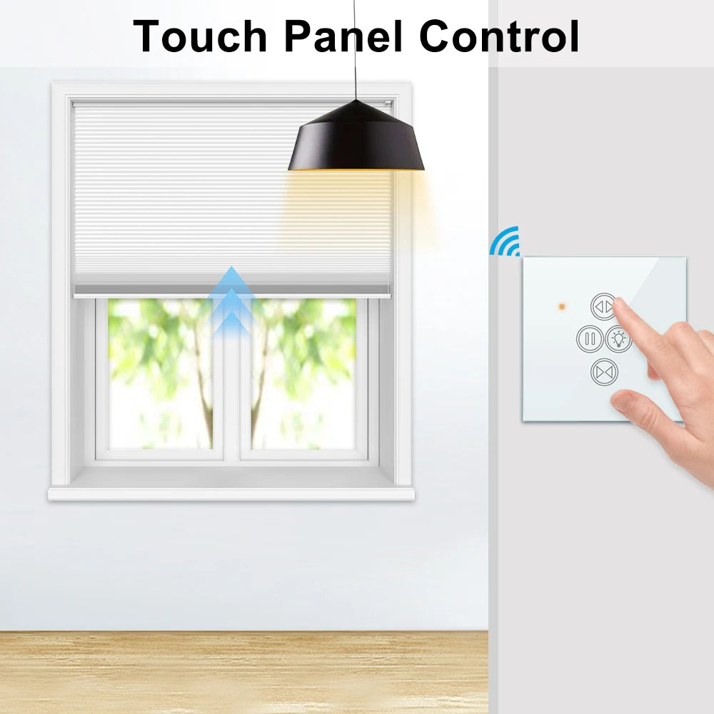 Switches Roller Shutter, Supports Wi-Fi, maxload 600W, With light switch