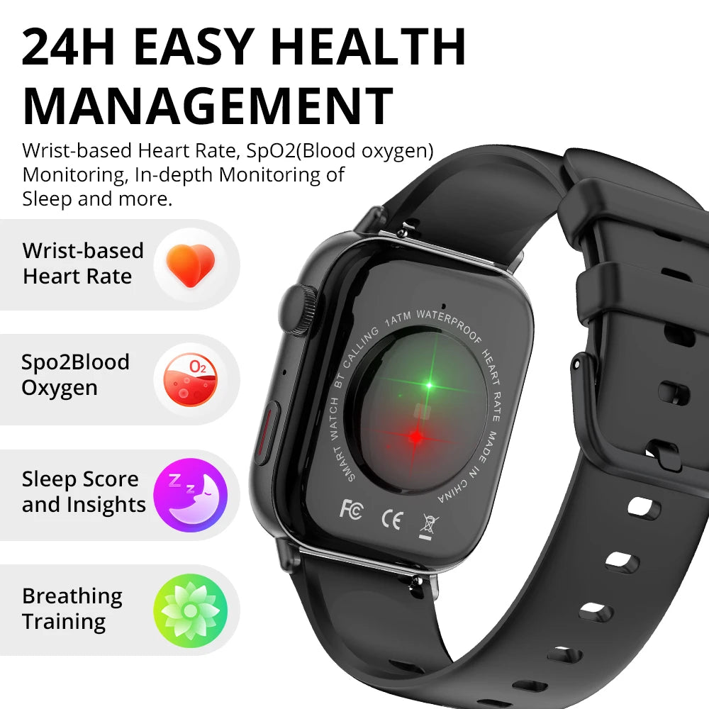 COLMI C8 Max Smartwatch – 1.93" HD Display, Voice Calls & Wireless Charging, Silver