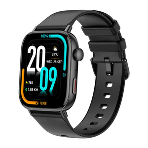 COLMI C8 Max Smartwatch – 1.93" HD Display, Voice Calls & Wireless Charging, Black