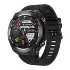 COLMI V75 outdoor GPS smartwatch with round high-resolution display and detachable silicone strap
