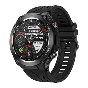 COLMI V75 outdoor GPS smartwatch with round high-resolution display and detachable silicone strap
