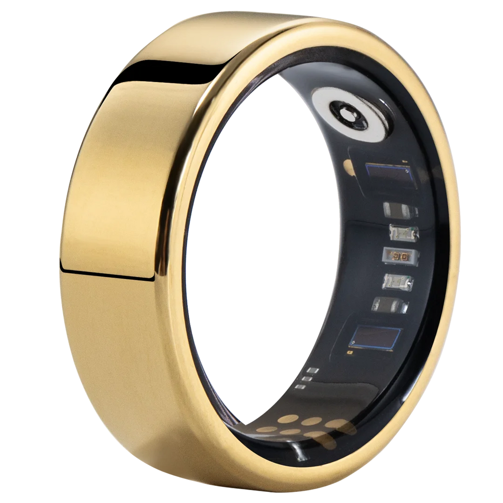 AMOVAN AMR06 Smart Ring – GPS Sports, Heart Rate, SpO2, Sleep, Stress & Body Temperature Tracker for iOS Android