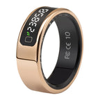AMOVAN AMR11 Smart Ring with Display Screen – Tasbih Zikr Counter, Heart Rate, SpO2 & Sleep Tracker for iOS Android
